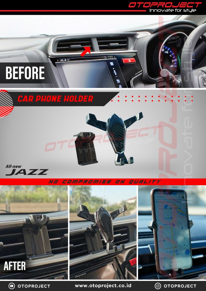 PHONE HOLDER CAR HONDA ALL NEW JAZZ