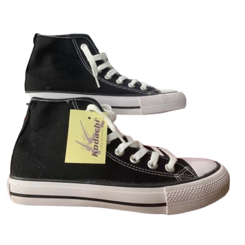 Sepatu Kodachi Original Hitam Putih High / Sepatu Capung Kodachi High