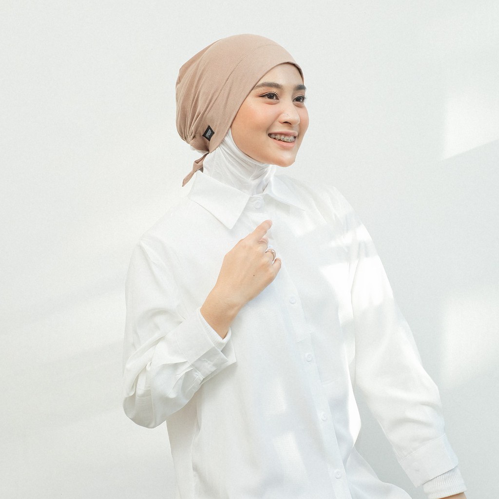 Tie Back Inner Shawl by Yeppushop | Ciput Inner Hijab Bandana dengan Tali dan Karet Belakang