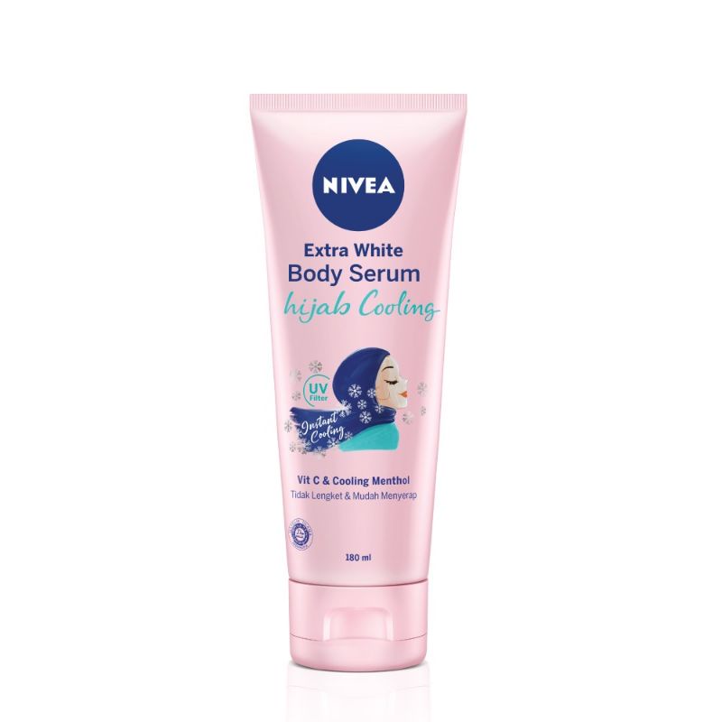 nivea extra white bs hijab cooling 180ml