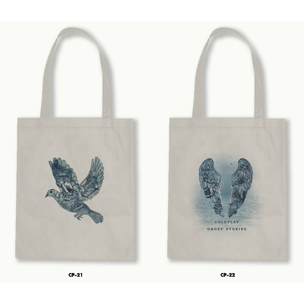 TOTE BAG BLACU - COLDPLAY .02