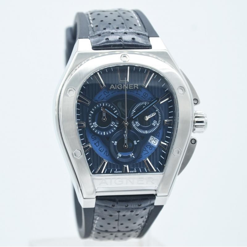 Jam Tangan Pria Aigner Vicenza Pesaro A150101 Leather Original Swiss Made