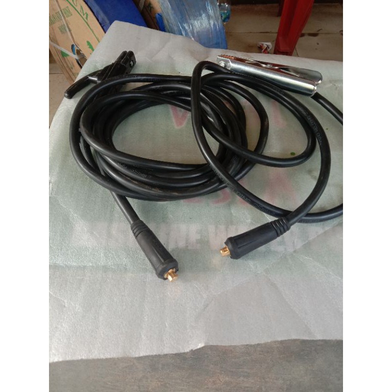 PAKET SET/Tang Las & Kabel & Tang masa Kabel 5 mtr kabel Las Listrik