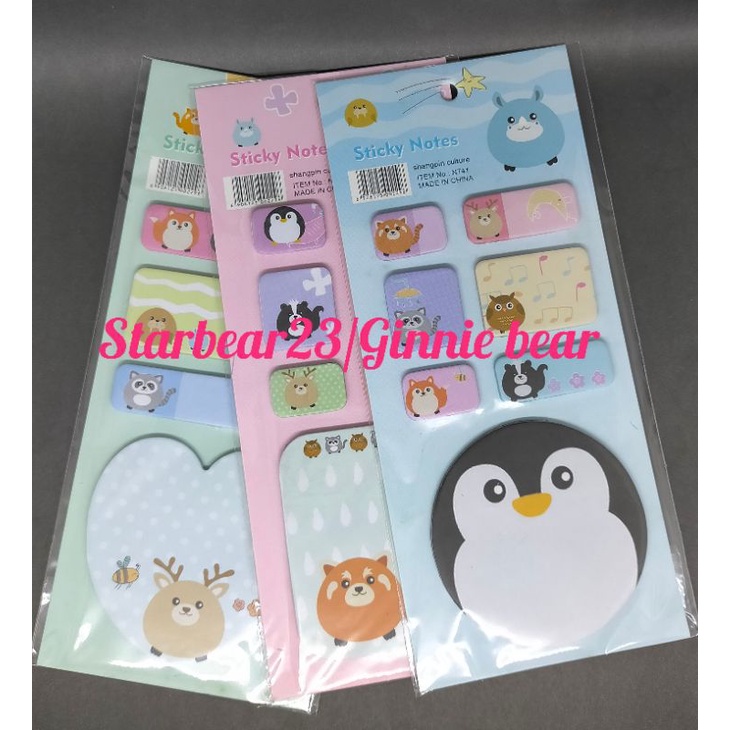 

sticky note motif pingguin