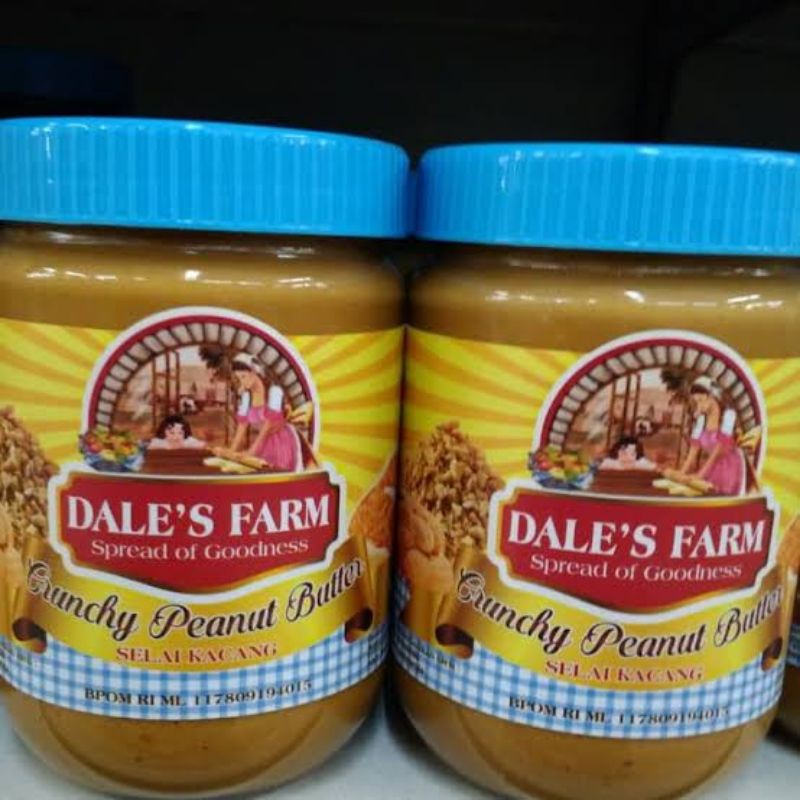 

DALE'S FARM CRUNCHY PNUT BUTTER 500GR