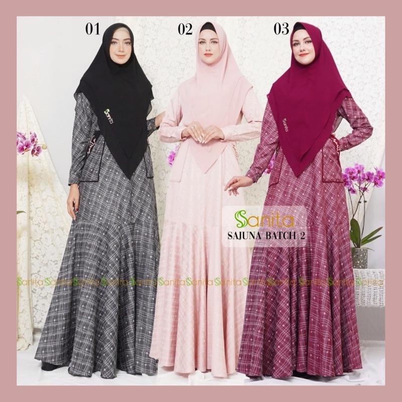 Sajuna Set Syari Original By Sanita