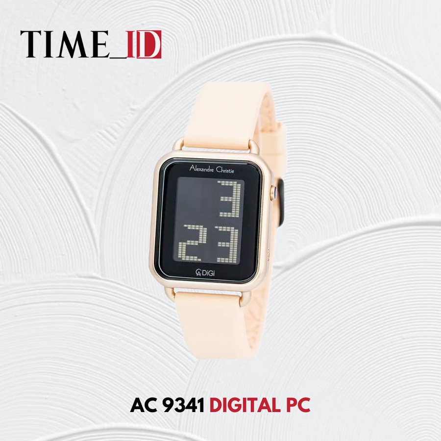 Jam Tangan Alexandre Christie AC 9341 DIGITAL Peach Unisex