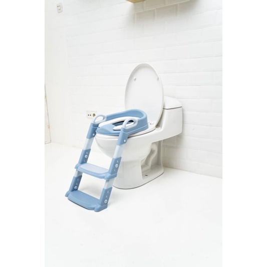 FREE BUBBLE! SUGAR BABY POTTY LADDER CHAIR SEAT DUDUKAN TOILET / POTTY SEAT WITH HANDLES &amp; SPLASH GUARD BAYI SUGARBABY POTTY TOILET ANAK