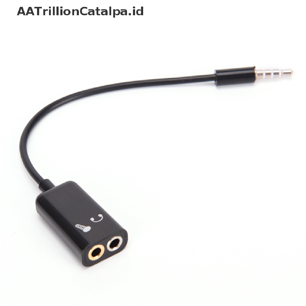 Adaptor Kabel Splitter Y Audio jack 3.5mm Untuk Headphone Mikrofon