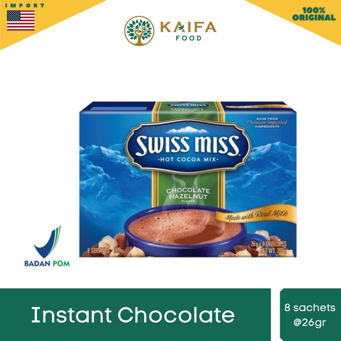 

(BISA COD) Swiss Miss Chocolate Hazelnut - 5 sachets
