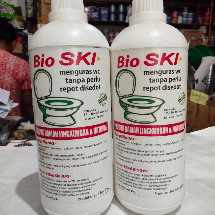 bio ski 1 ltr menguras WC tanpa sedot WC penuh