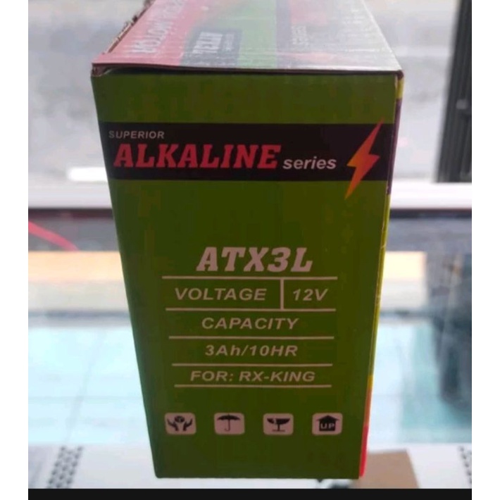Aki kering rx king rx k rxking merk Alkaline