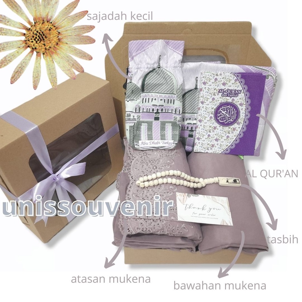 Hampers Mukena Khadijah Series / Kado Cewek / Hadiah Ulang Tahun / Hadiah Wedding
