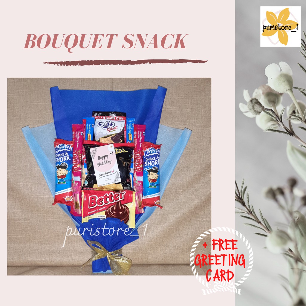 

BOUQUET SNACK / BUCKET SNACK / BUKET MAKANAN / KODE BS03