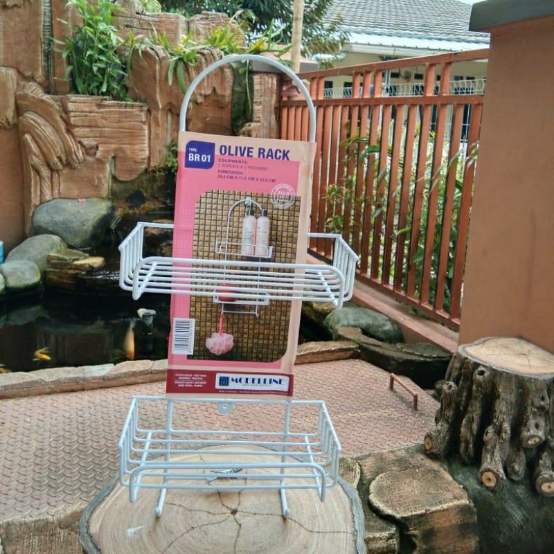 Rak olive kamar mandi anti karat