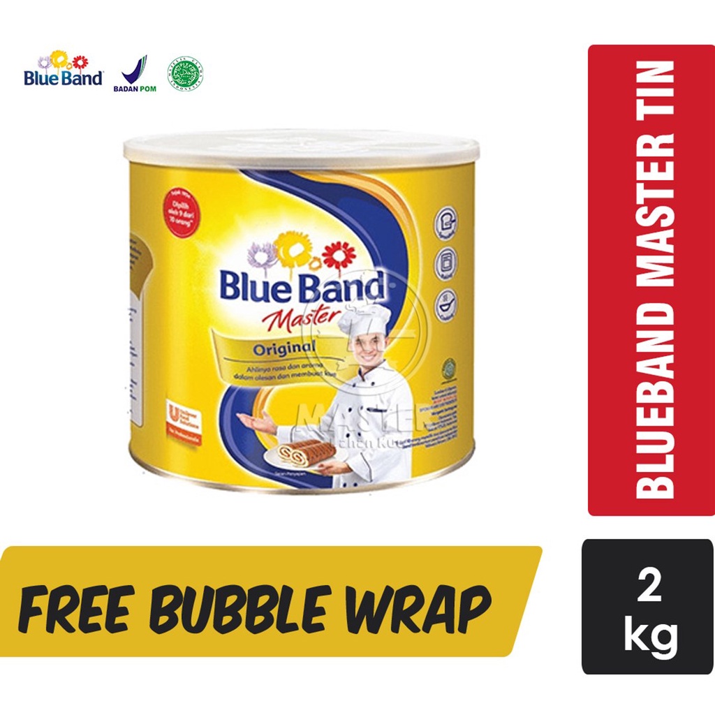 BlueBand Master Margarin / Cake and Cookies [ Kaleng 2kg ]