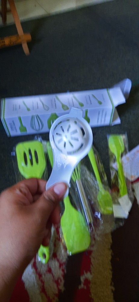 Spatula Silicone Set Sutil Silicon Set 6pcs Peralatan Masak 6in1 Kitchen Utensil Cooking Set Silikon