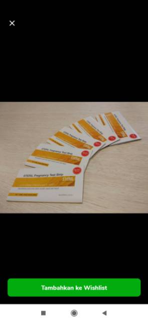 Steril Pregnancy Test Strip Test Pack Steril Pregnancy