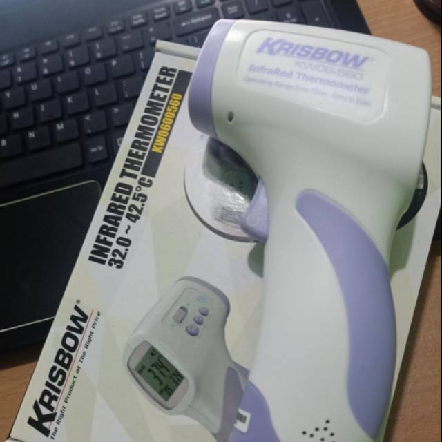 Krisbow thermogun ready stok,,infrared thermometer