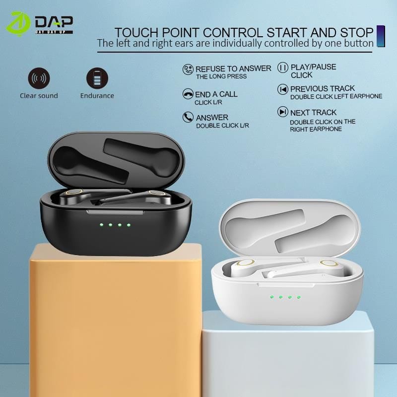 Headset Bluetooth DAP D-T01 Handsfree Bluetooth DAP D-T01 Earphone Wireless DAP D-T01 EXTRA BASS ORIGINAL