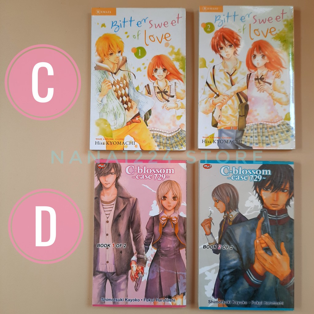 Komik Bittersweet Of Love 1 2 Hisa Kyomachi C Blossom Case 729 Shimotsuki Kayoko Bekas Preloved Shopee Indonesia