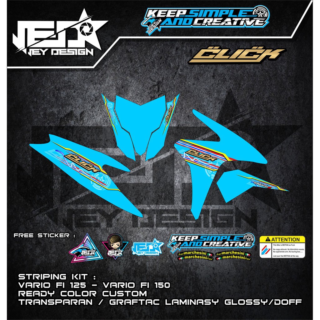STRIPING VARIO 125 OLD CLICK THAILAND