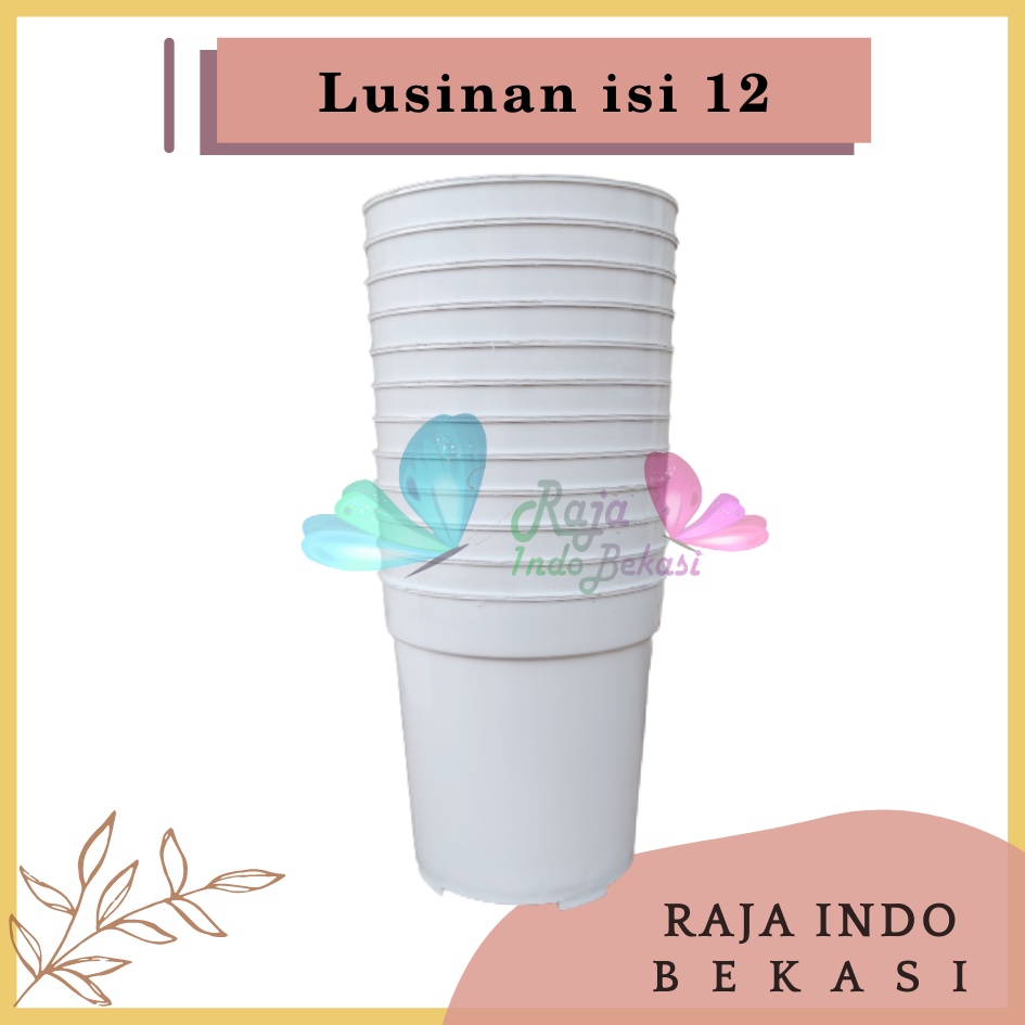 Lusinan Pot Usa Effiel 25 Putih Pot Tirus Tinggi Plastik 20 25 30 Putih Besar Tebal Lusinan Pot Eiffel Eifel Efiel Effiel 25