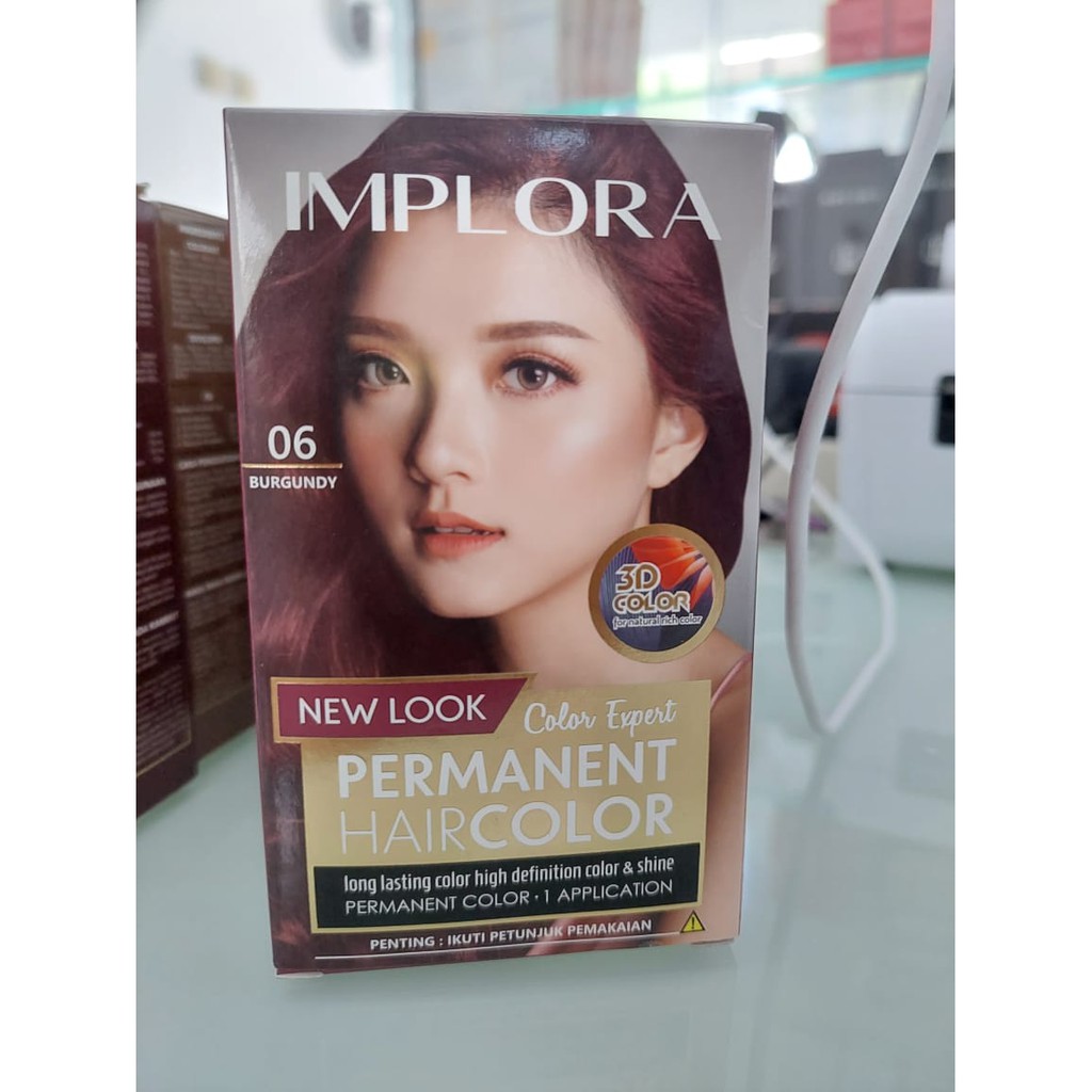 IMPLORA SEMIR NEW LOOK PERMANENT HAIR COLOR - CAT PEWARNA RAMBUT