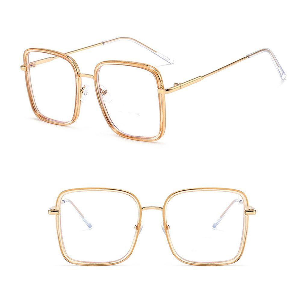 Suyo Kacamata Anti blue Light Cermin Datar Anti-UV Anti-blue Rays Metal Frame Eyeglasses