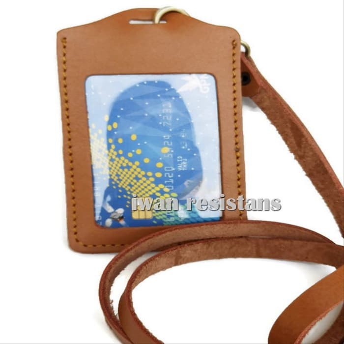 

ID card holder kulit asli ,name tag kulit asli, name tag holder kulit asli