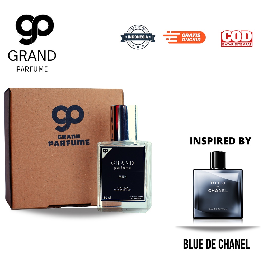 Grand Inspired Parfume Bleu De Chanel Farfum Minyak Wangi Pria Parfum Tahan Lama