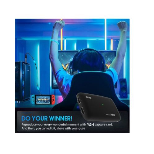 Video capture ezcap hdmi usb 3.0 3.5mm gamelink raw 4k 30hz live streaming recording 321 ezcap321 ec321