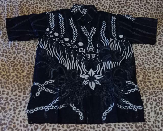 Size M L Xl Xxl Xxxl Bswart Batik Hrb026 Kenongo Hem Pendek Padi Pekalongan M L Xl Batik Pria Murah