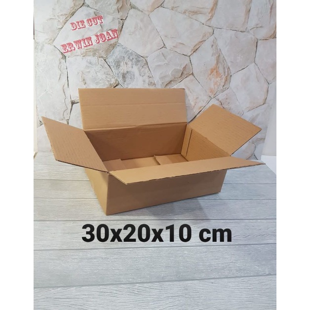 

Kardus / Box / uk. 30x20x10 cm / Karton packing polos baru ST