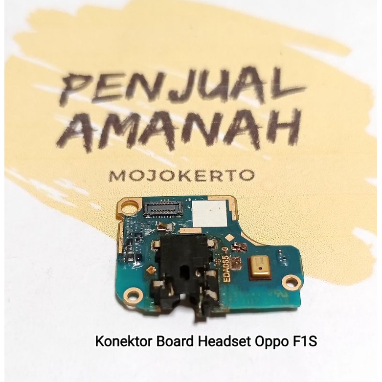 konektor conector headset oppo f1s second original