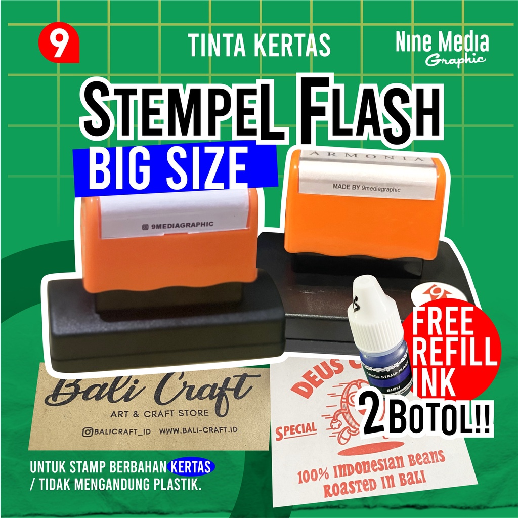 

STEMPEL FLASH JUMBO BIG SIZE STEMPEL PACKAGING