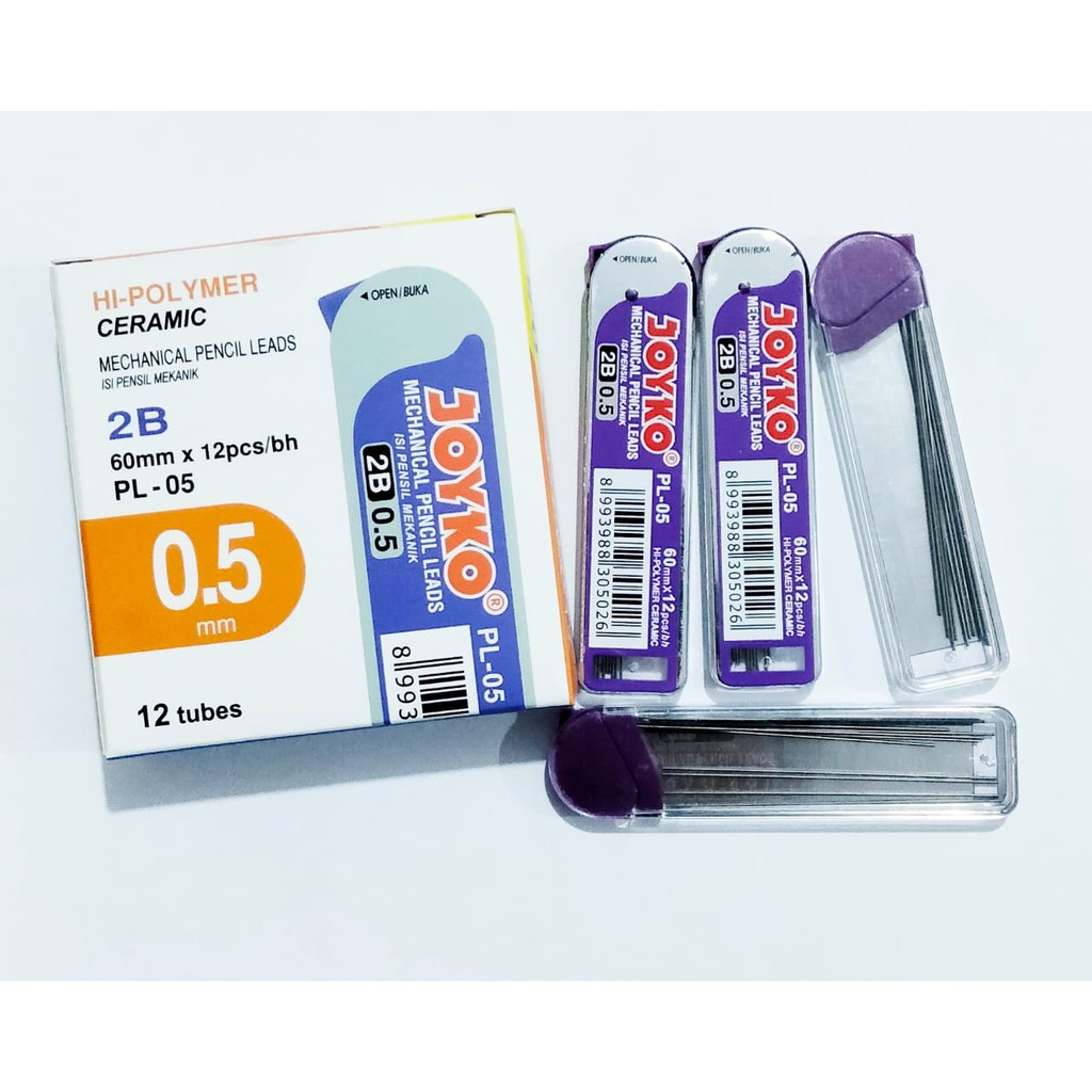 

Mechanical Pencil Leads Joyko 0.5 mm (Isi Pensil Mekanik) 0.5