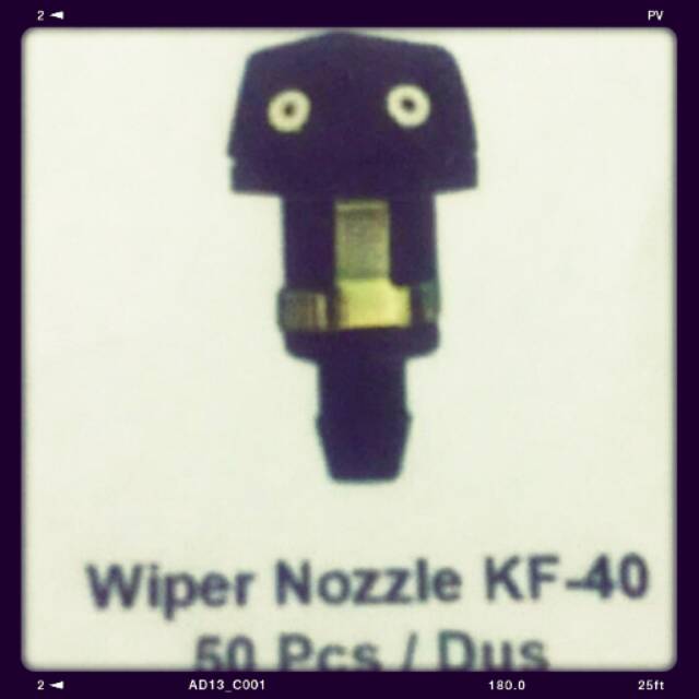 Wiper Nozzle/ Washer Nozle/ Nozel. semprotan air Kijang Super/ 5K/ Grand