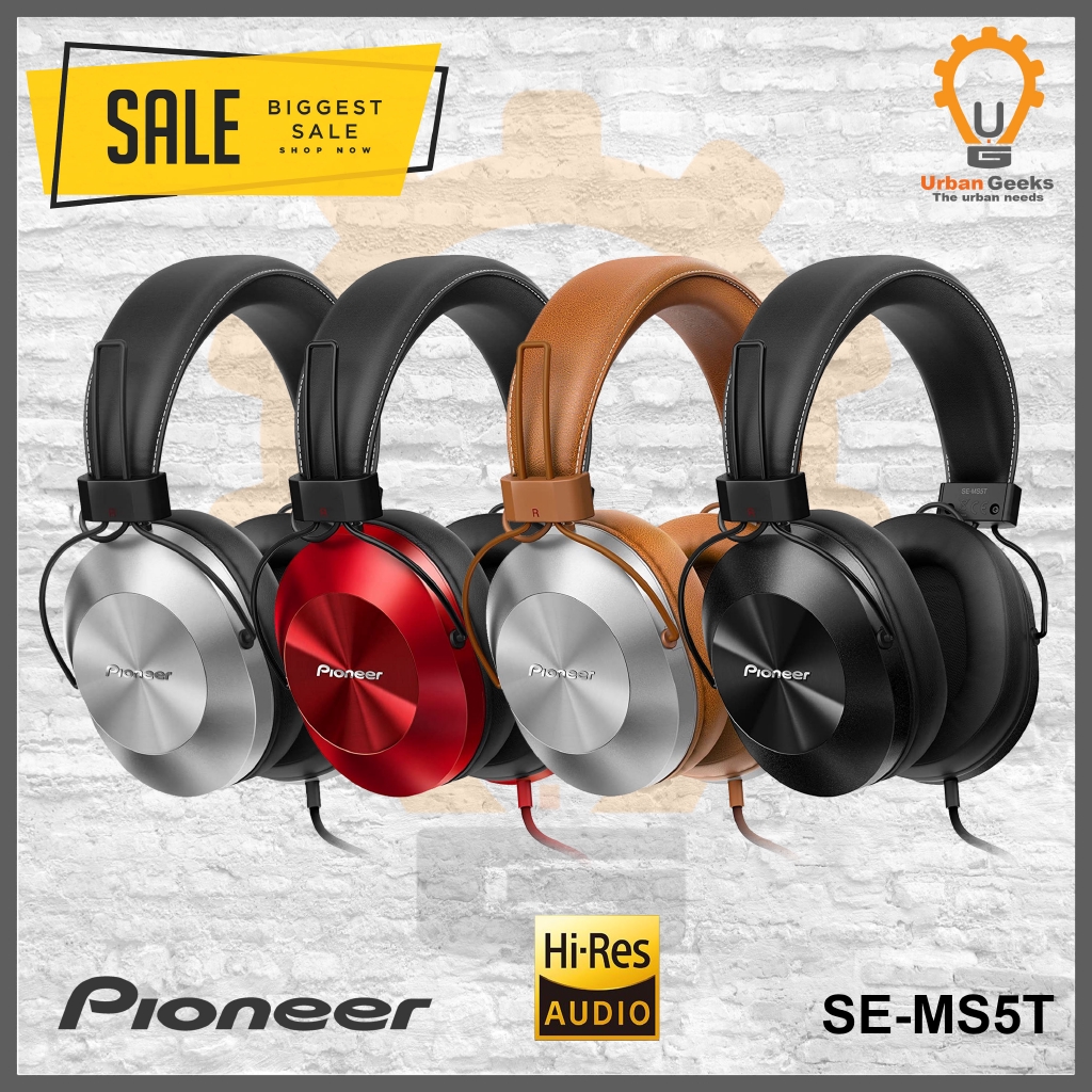 Pioneer High Res Over Ear Headphone SE-MS5T