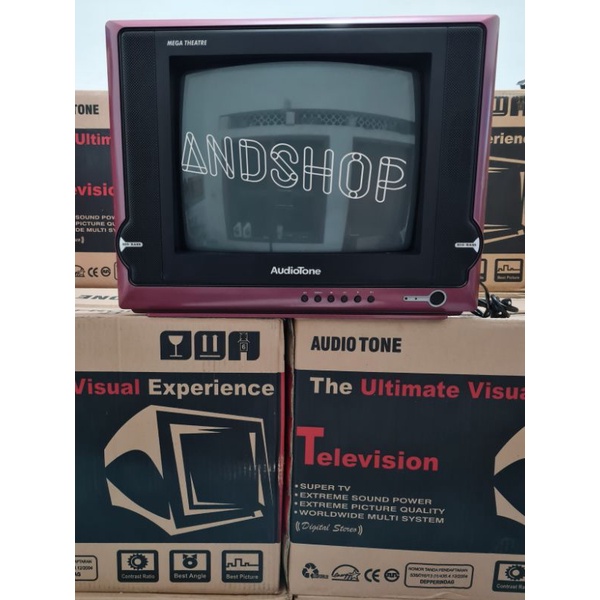 TV TABUNG AUDIOTONE 14 INCH ( LABEL SNI ) HANYA SURABAYA