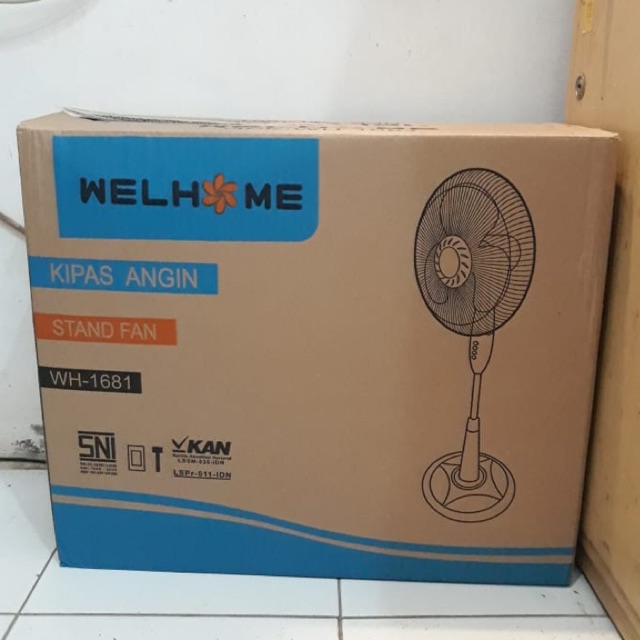 Kipas berdiri Welhome 16”