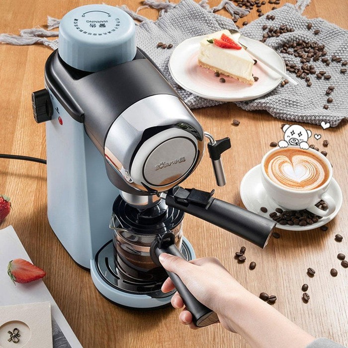 NA - MESIN KOPI BEAR COFFEE MACHINE WITH FOAM MAKER ALAT PEMBUAT KOPI