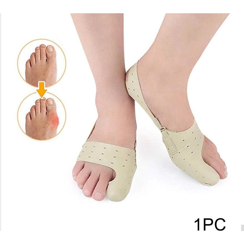 Alat Terapi Jempol Besar Bones Toe Separator Elastis Bunion Corrector