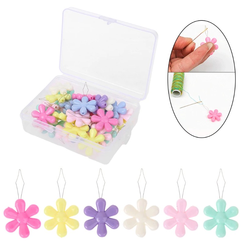 Mata Nenek Bentuk Bunga / Flower Needle Threader - PCS