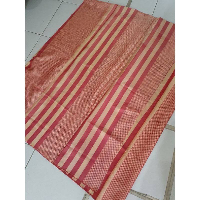kain silky warna peach & gold