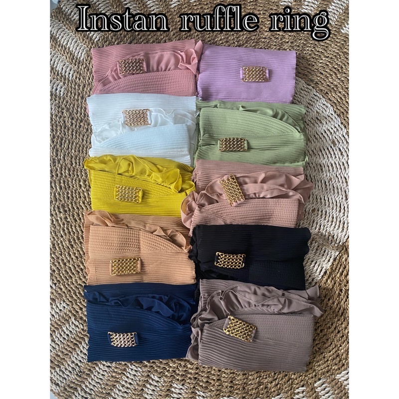 Instan rempel ring terbaru/ instan ruffle ring terbaru