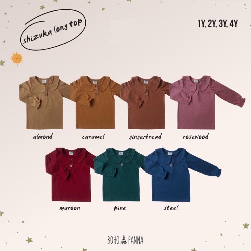 BOHOBABY - BOHOPANNA Shizuka Long Top (Atasan Anak)