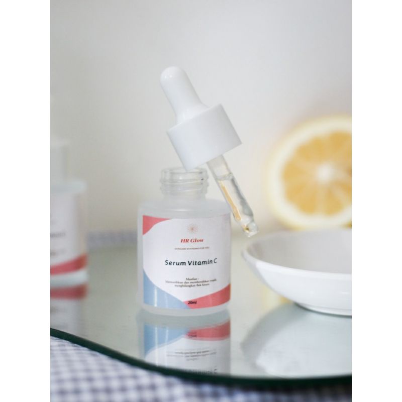 Promo - Serum HR Glow Whitening Vit-C 20 ml Bpom Original 100% | Mencerahkan kulit dan Menutrisi kul