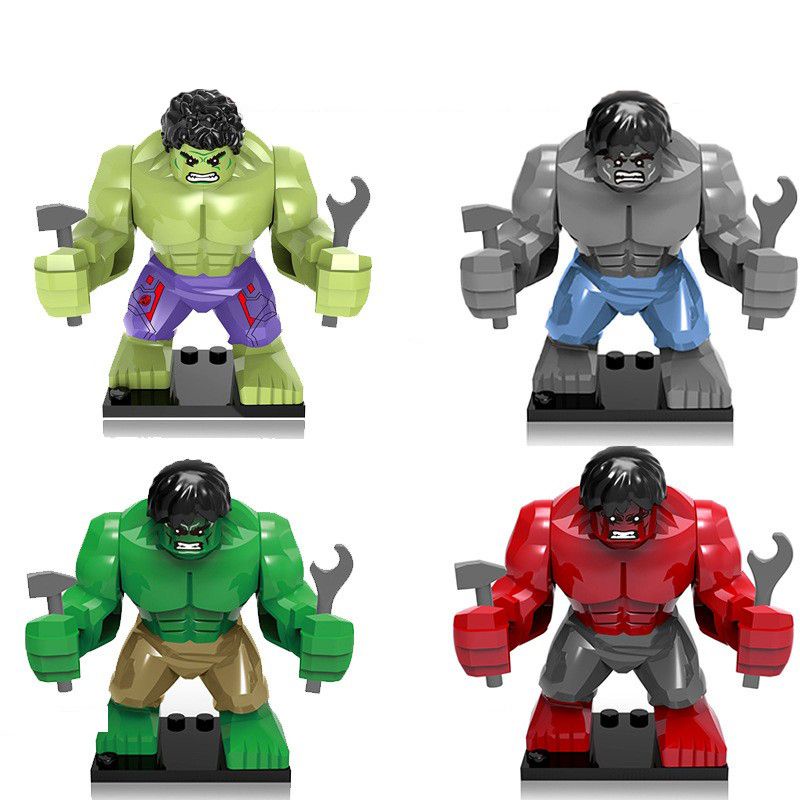 Hero Mainan Besar Super Hulk Action Mini Figure Bangunan Anak Blok Mainan Hadiah