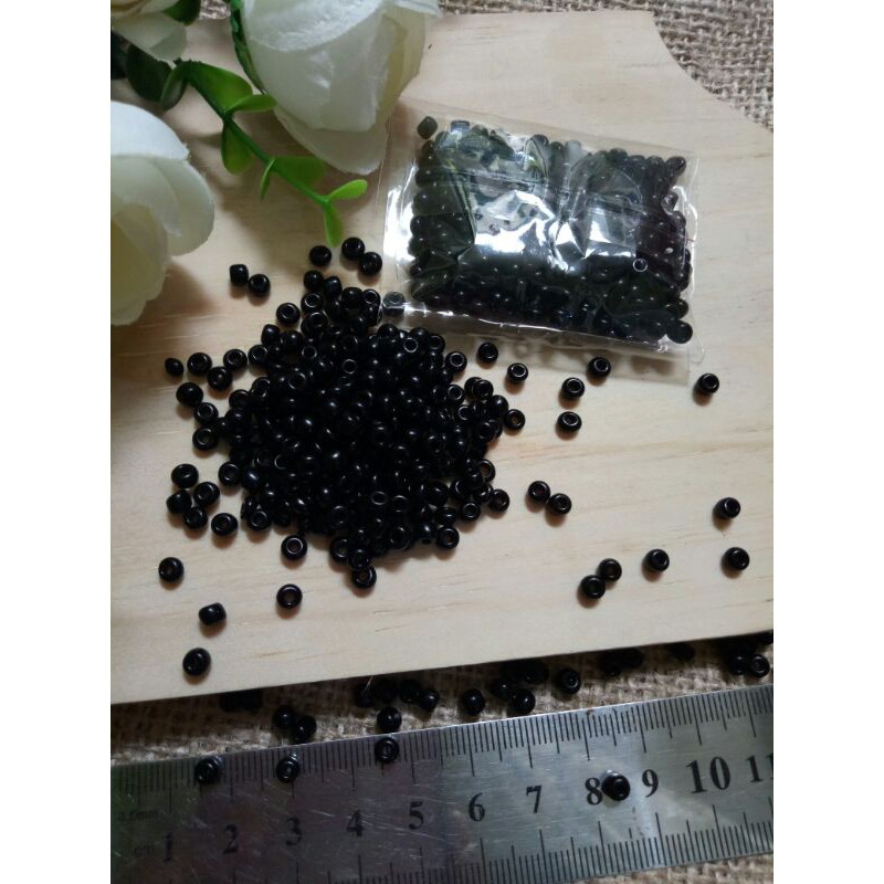 (20gram)manik mote pasir 6/0 dan pasir 8/0u